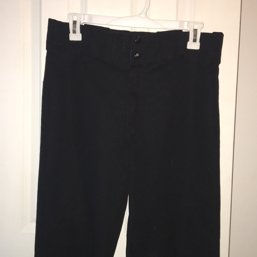 Black softball pants//High waisted pants!!!!!!!